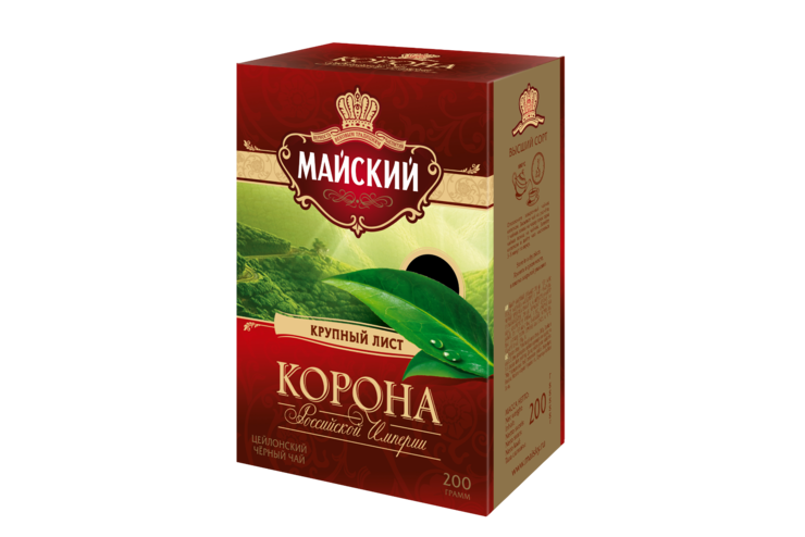 Чай черный «Майский» Корона Российской империи, 200 г Чай черный «Майский» Корона Российской империи, 200 г