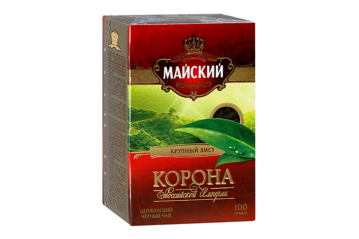 Чай черный «Майский» Корона Российской империи, 100 г
