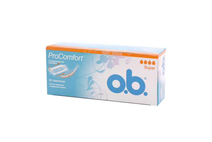 Тампоны «OB» Pro Comfort супер, 16шт Тампоны «OB» Pro Comfort супер, 16шт