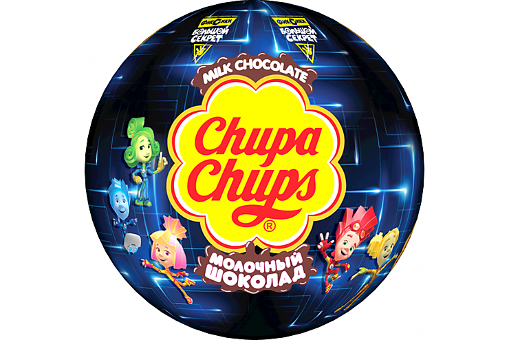 Шар шоколадный «Chupa Chups» с сюрпризом, 20 г