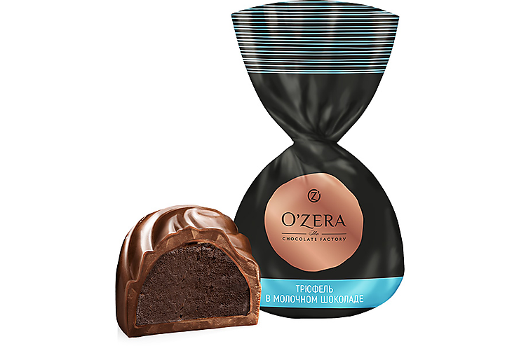 «O'Zera», конфеты трюфель молочный шоколад (упаковка 1 кг)