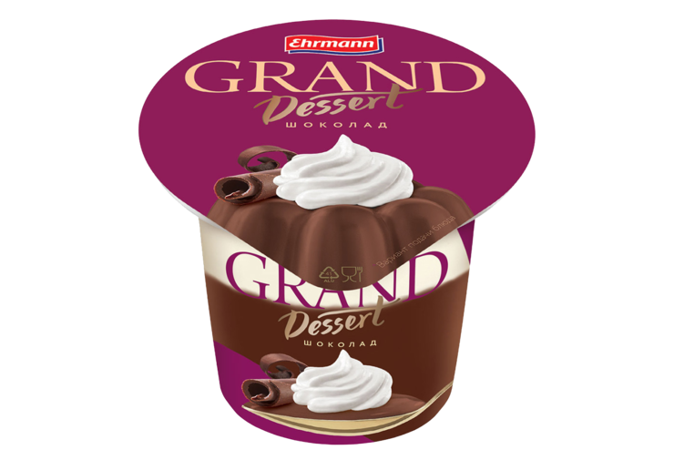 Пудинг 5.2% «Grand Dessert» шоколадный, 200 г Пудинг 5.2% «Grand Dessert» шоколадный, 200 г