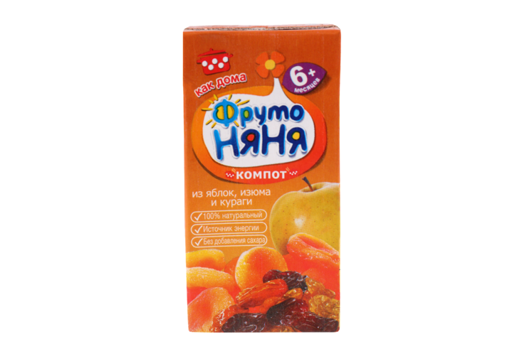 Компот «ФрутоНяня» Яблоко, изюм и курага, 200 мл – купить по приятной ...