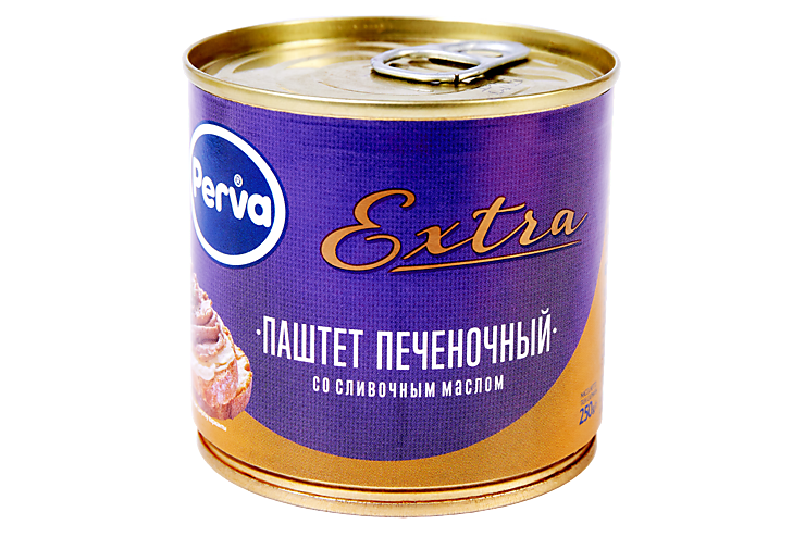 Паштет печеночный «Perva» Extra со сливочным маслом, 250 г
