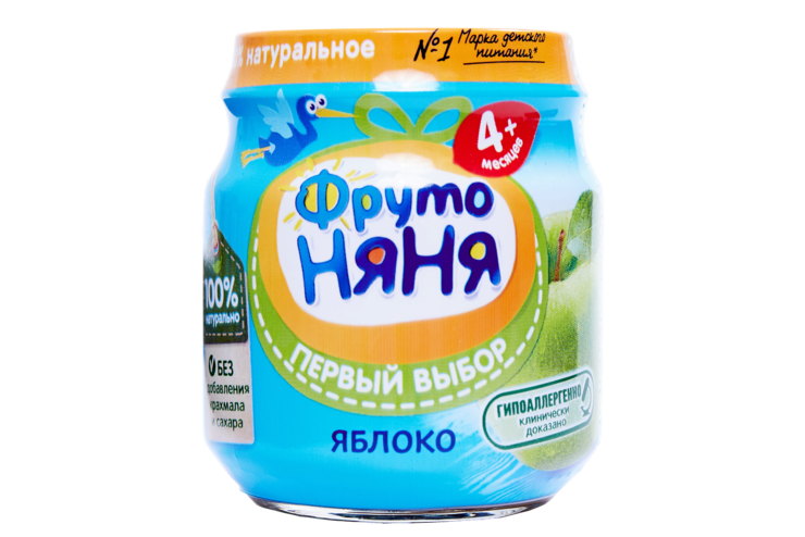 Пюре «ФрутоНяня» Яблоко, 100 г Пюре «ФрутоНяня» Яблоко, 100 г