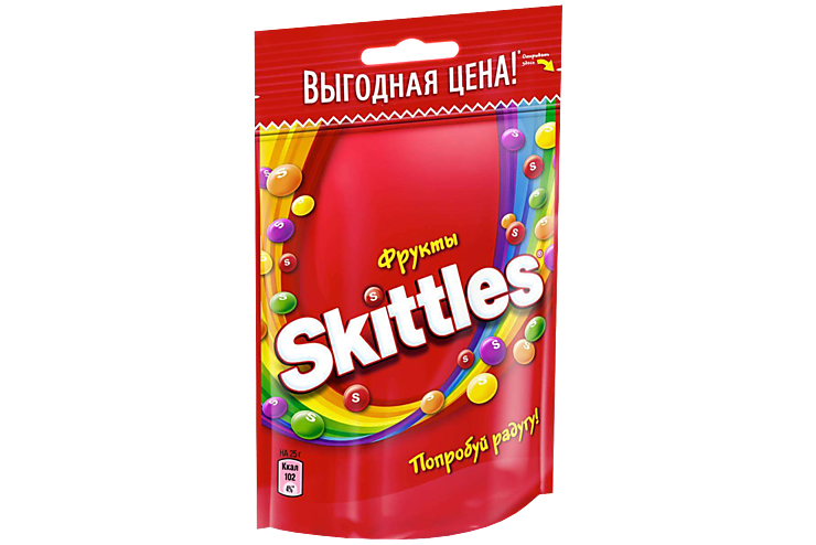 Конфеты жевательные «Skittles» Фрукты, 100 г