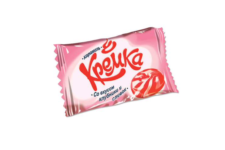 Карамель «Кремка» со вкусом клубники и сливок (коробка 6 кг) Карамель «Кремка» со вкусом клубники и сливок (коробка 6 кг)