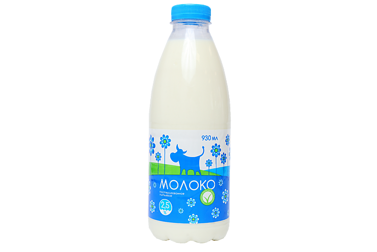 Молоко 2.5%, 930 г