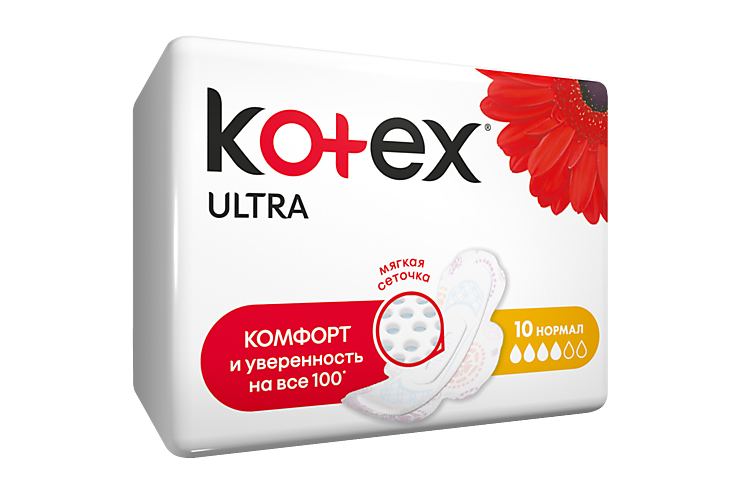 Прокладки «Kotex» нормал, 10шт