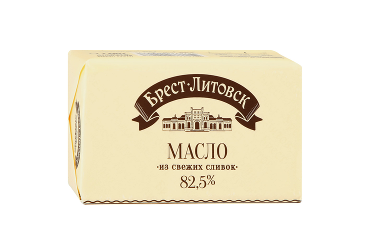Масло 82.5% «Брест-Литовск» сладко-сливочное несоленое, 180 г Масло 82.5% «Брест-Литовск» сладко-сливочное несоленое, 180 г