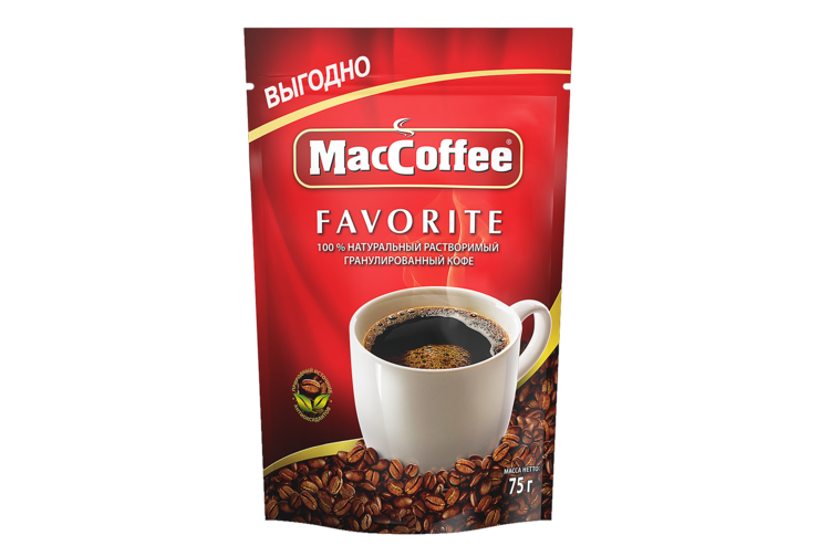 Кофе растворимый гранулированный «MacCoffee» Favorite, 75 г Кофе растворимый гранулированный «MacCoffee» Favorite, 75 г