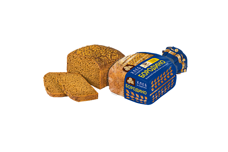 Хлеб «Русский хлеб» «Бородино» в нарезке, 300 г