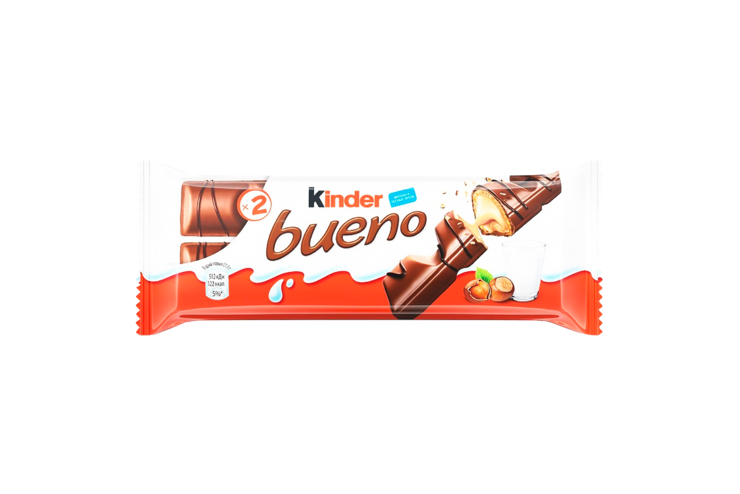 Вафля «Kinder» Bueno в шоколаде с начинкой, 43 г Вафля «Kinder» Bueno в шоколаде с начинкой, 43 г