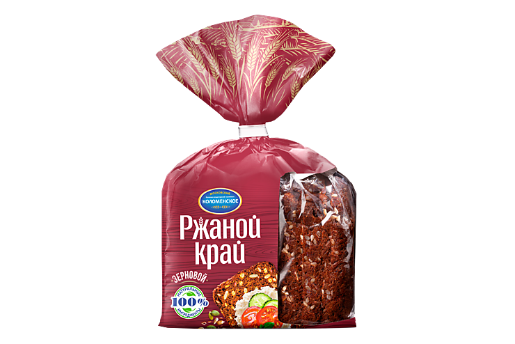 Хлеб «Ржаной край» зерновой «Коломенский» в нарезке, 300 г