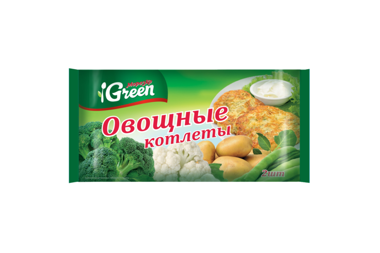 Котлеты «Морозко Green» овощные, 150 г Котлеты «Морозко Green» овощные, 150 г