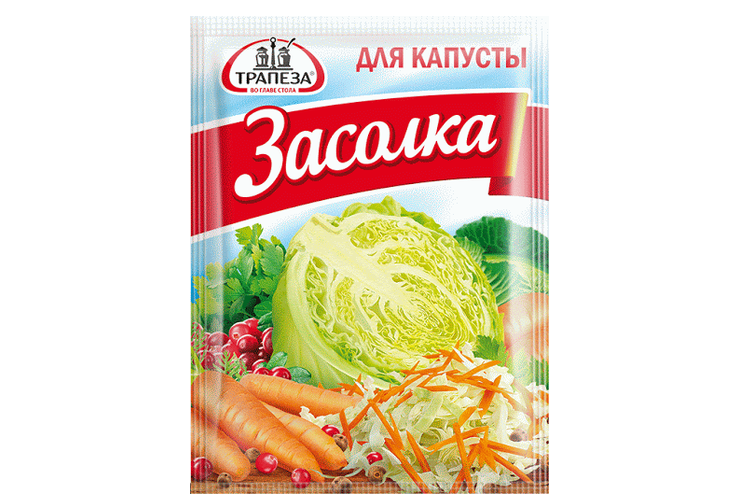 Приправа «Трапеза» для квашения капусты, 30 г Приправа «Трапеза» для квашения капусты, 30 г