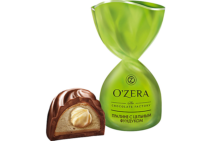 «O'Zera», конфеты с цельным фундуком (упаковка 1 кг)