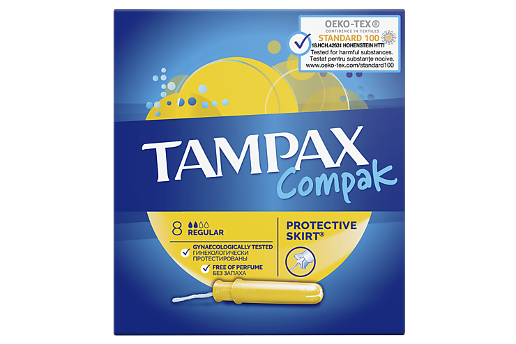 Тампоны «Tampax» CompakRegular, 8шт