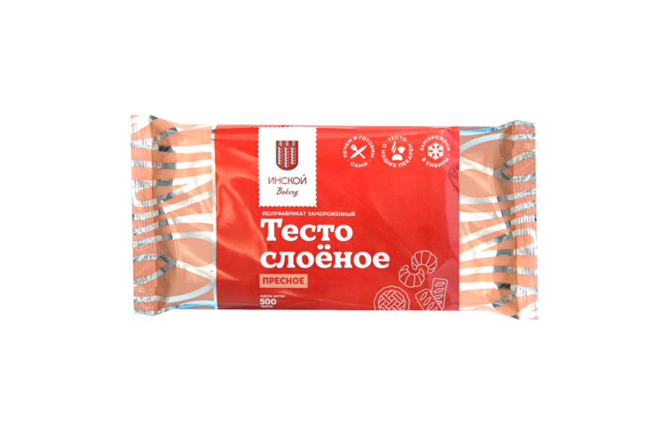 Тесто «Инской» слоеное пресное, 500 г – купить по приятной цене с ...