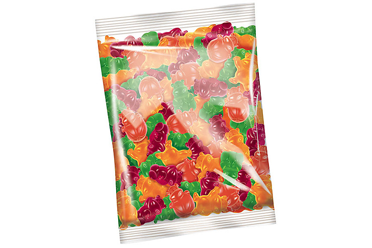 «Бегемотик Бонди», мармелад жевательный с соком ягод и фруктов (упаковка 0,5 кг)