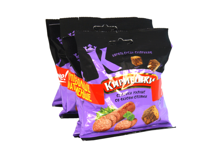 Сухарики «Кириешки» со вкусом салями, 5шт, 200 г – купить по приятной ...