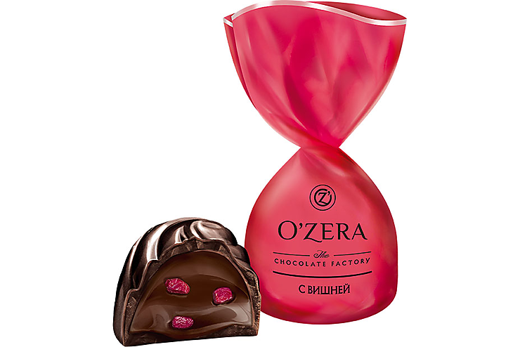 «O'Zera», конфеты с дробленой вишней (упаковка 0,5 кг)