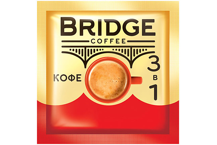 «Bridge Coffee», напиток кофейный 3 в 1,5* 20 г