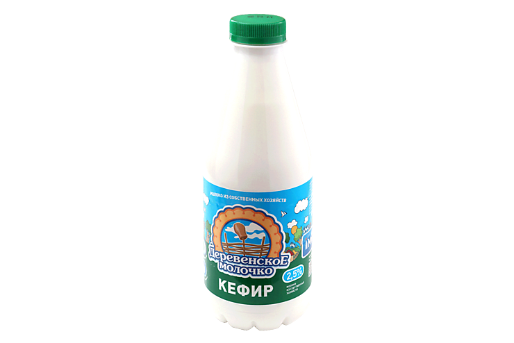 Кефир 2.5% «Деревенское молочко», 850 г