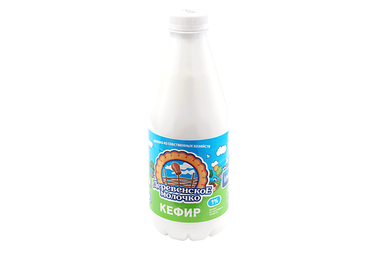 Кефир 1% «Деревенское молочко», 850 г