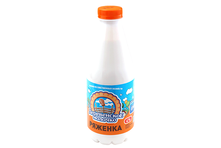 Ряженка 4% «Деревенское молочко», 850 г