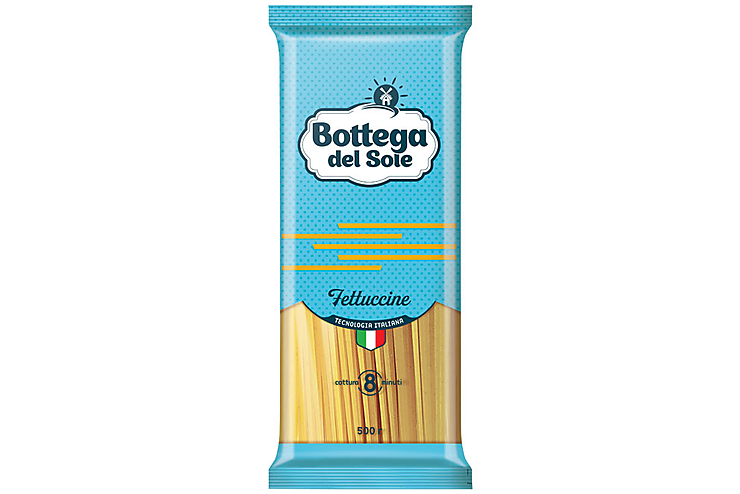 «Bottega del Sole», макаронные изделия «Фетучини», 500 г
