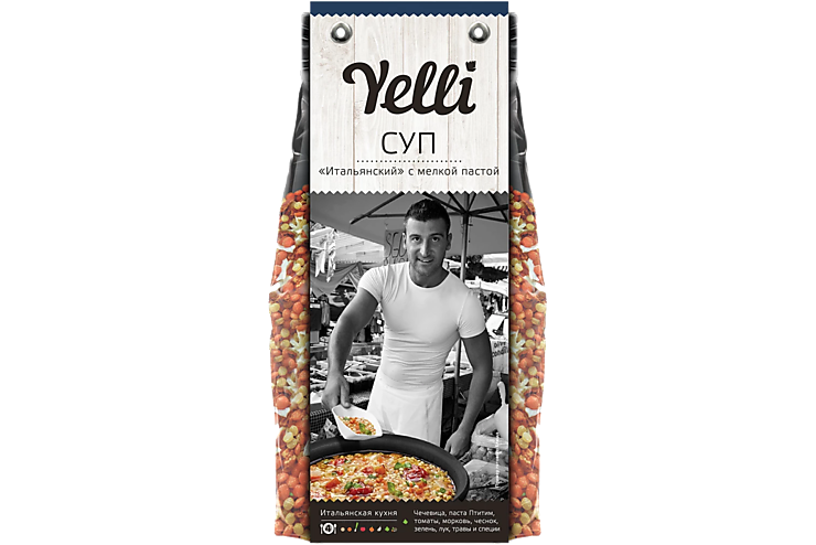 Суп «Yelli» «Итальянский» с мелкой пастой, 250 г