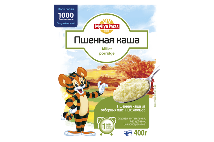 Каша «Тигренок» пшенная, 400 г Каша «Тигренок» пшенная, 400 г