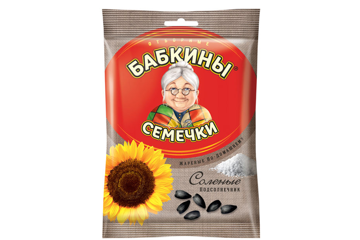 «Бабкины семечки», семечки жареные, солёные, 100 г