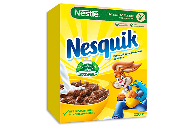 Готовый завтрак «Nesquik» Шоколадные шарики, 220 г