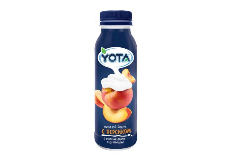 Йогурт питьевой «Yota» с персиком, 300 г Йогурт питьевой «Yota» с персиком, 300 г