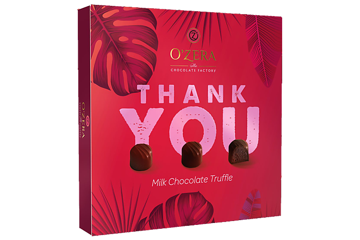 Шоколадные конфеты «O'Зera» «Thank You» трюфель в молочном шоколаде, 140 г