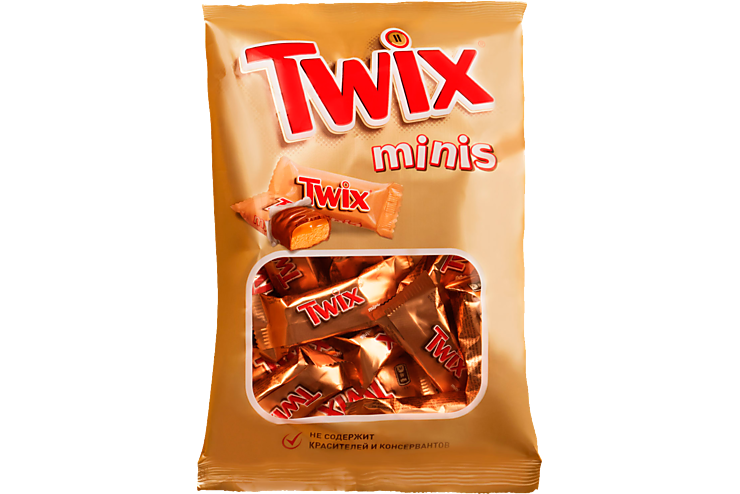 Шоколадный батончик «Twix» минис, 184 г