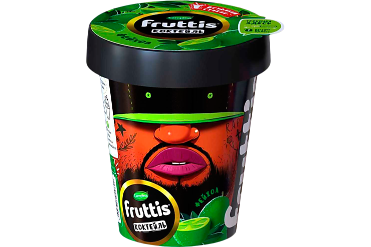Коктейль йогуртный 2.5% «Fruttis» Фейхоа, 265 г
