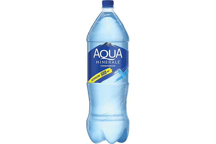 Питьевая вода «Аква Минерале» газированная, 2 л