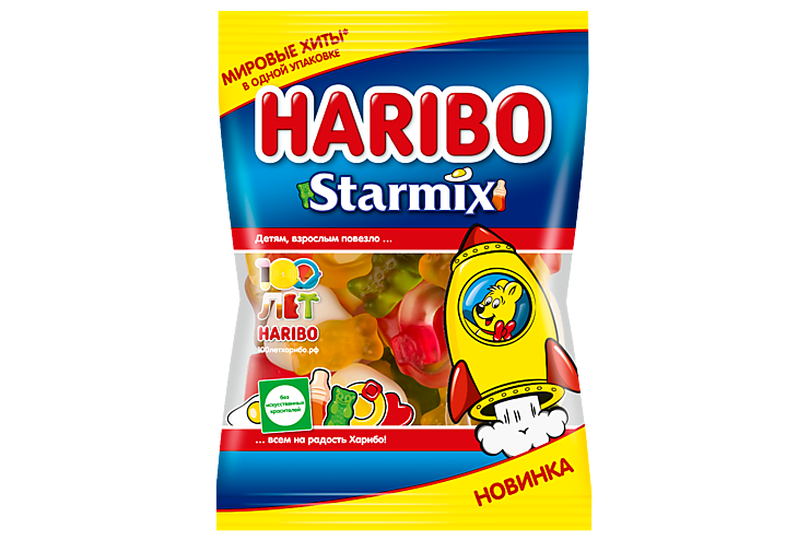 Жевательный мармелад «HARIBO» Starmix, 80 г