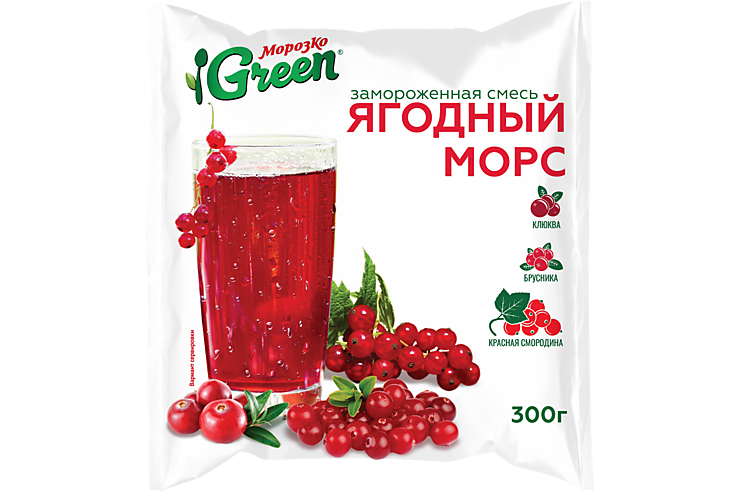Смесь ягод «Морозко Green» для приготовления морса, 300 г