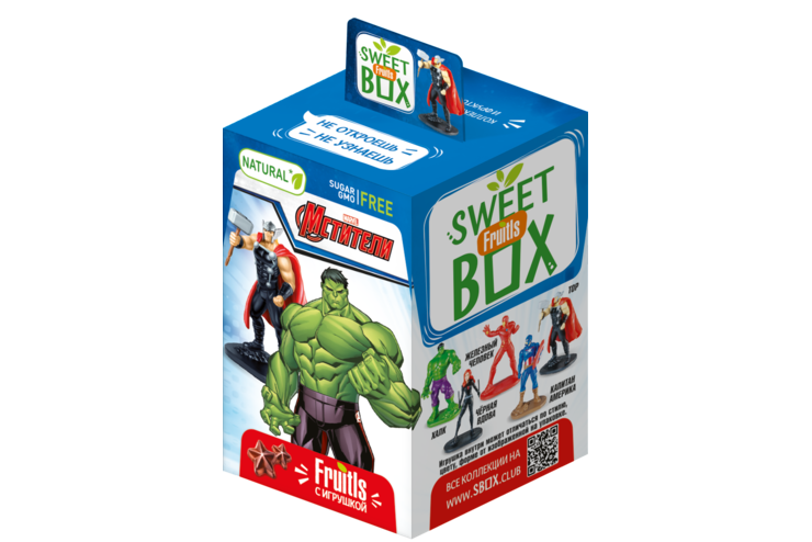 Фруктовые пастилки «Sweet box» с игрушкой «Disney», «Marvel», 10 г Фруктовые пастилки «Sweet box» с игрушкой «Disney», «Marvel», 10 г