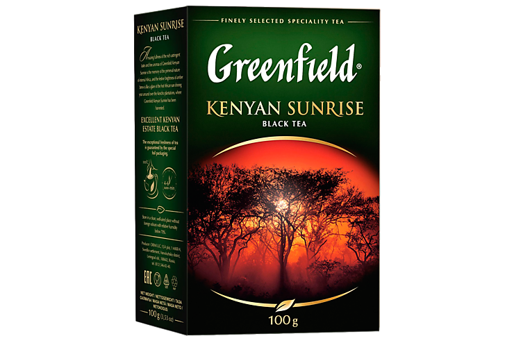 Чай черный «Greenfield» Kenyan Sunrise, 100 г