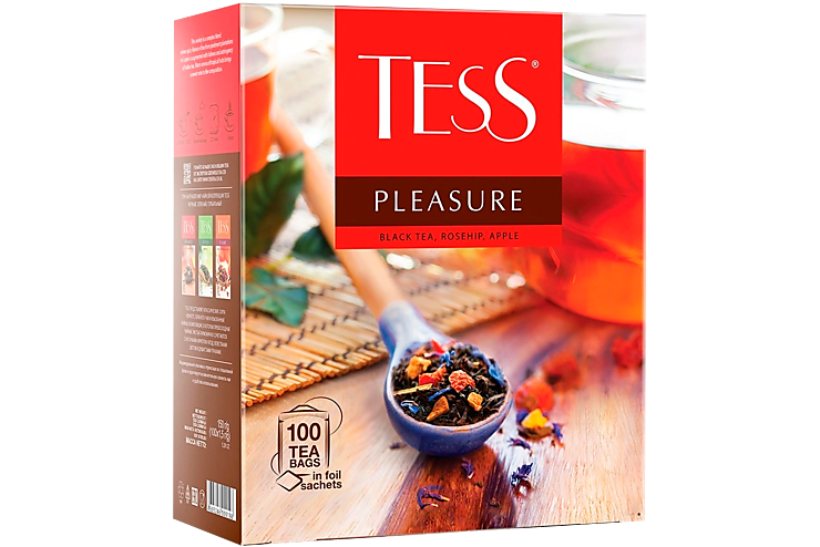 Чай черный «Tess» Pleasure, 100 пакетиков