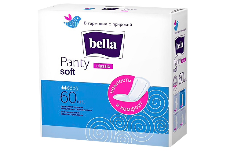 Прокладки ежедневные «Bella» Panty soft 60шт