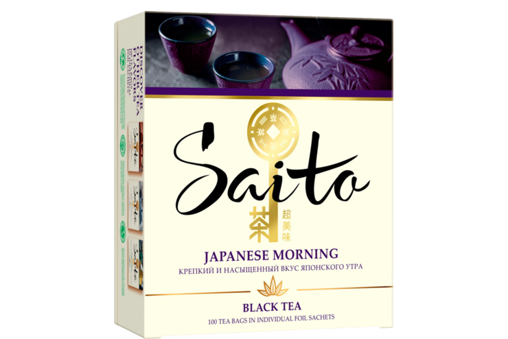 Чай черный «Saito» Japanese Morning, 100 пакетиков Чай черный «Saito» Japanese Morning, 100 пакетиков