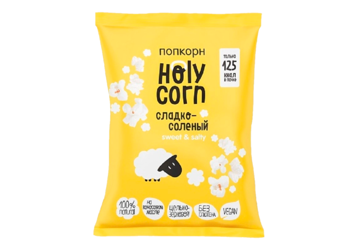 Попкорн «Holy Corn» Сладко-соленый, 30 г Попкорн «Holy Corn» Сладко-соленый, 30 г