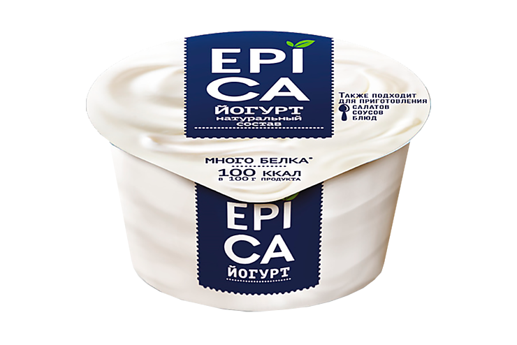 Йогурт 6% «Epica» Натуральный, 130 г