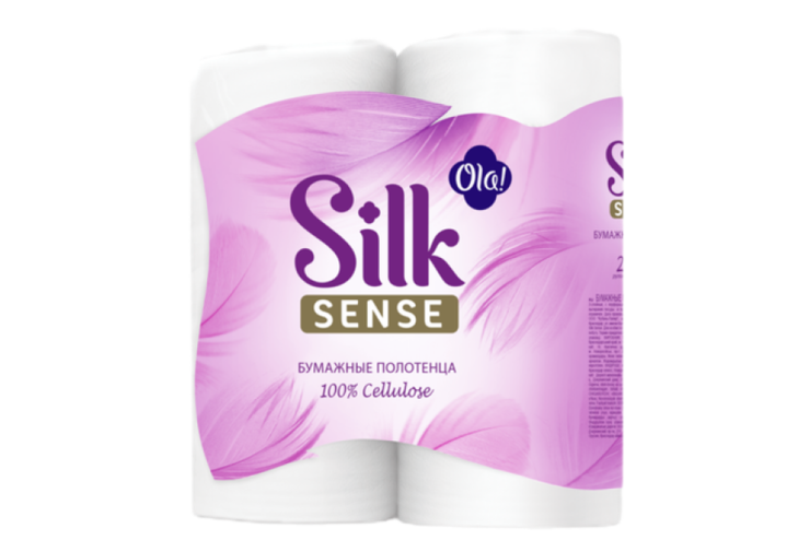 Полотенца бумажные «Ola! Silk Sense» 2 рулона Полотенца бумажные «Ola! Silk Sense» 2 рулона